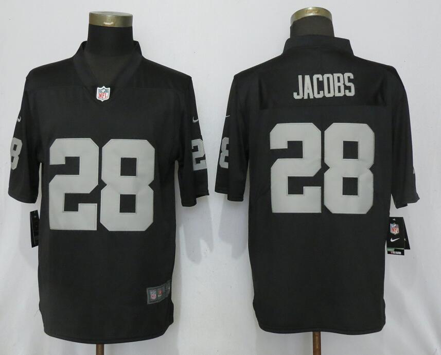 New Nike Oakland Raiders #28 Jacobs Black 2017 Vapor Untouchable Limited jerseys->oakland raiders->NFL Jersey